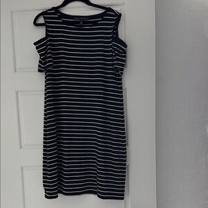 White House Black Market Cut Out Shoulder Dress!